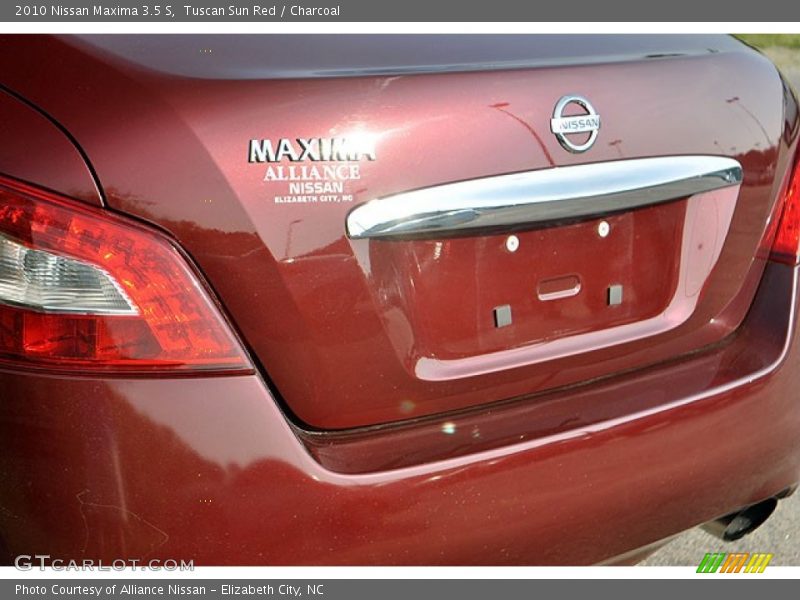 Tuscan Sun Red / Charcoal 2010 Nissan Maxima 3.5 S
