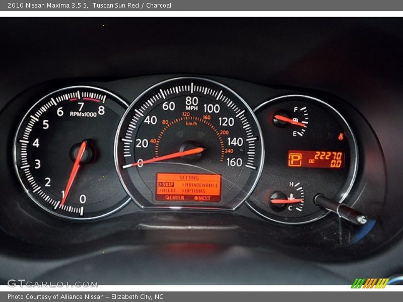 Tuscan Sun Red / Charcoal 2010 Nissan Maxima 3.5 S