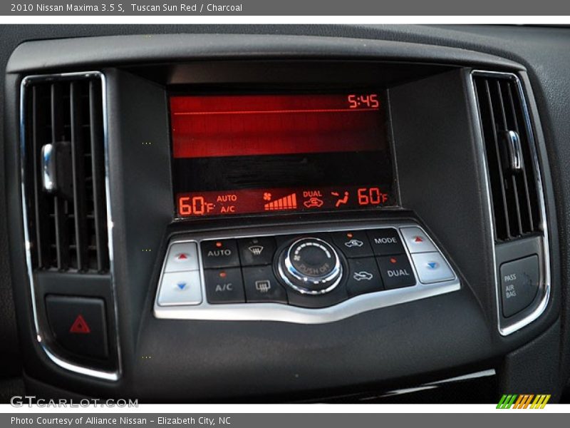 Tuscan Sun Red / Charcoal 2010 Nissan Maxima 3.5 S