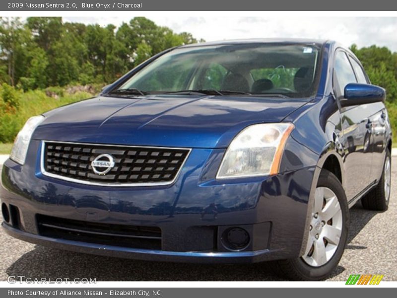 Blue Onyx / Charcoal 2009 Nissan Sentra 2.0