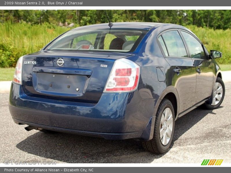 Blue Onyx / Charcoal 2009 Nissan Sentra 2.0