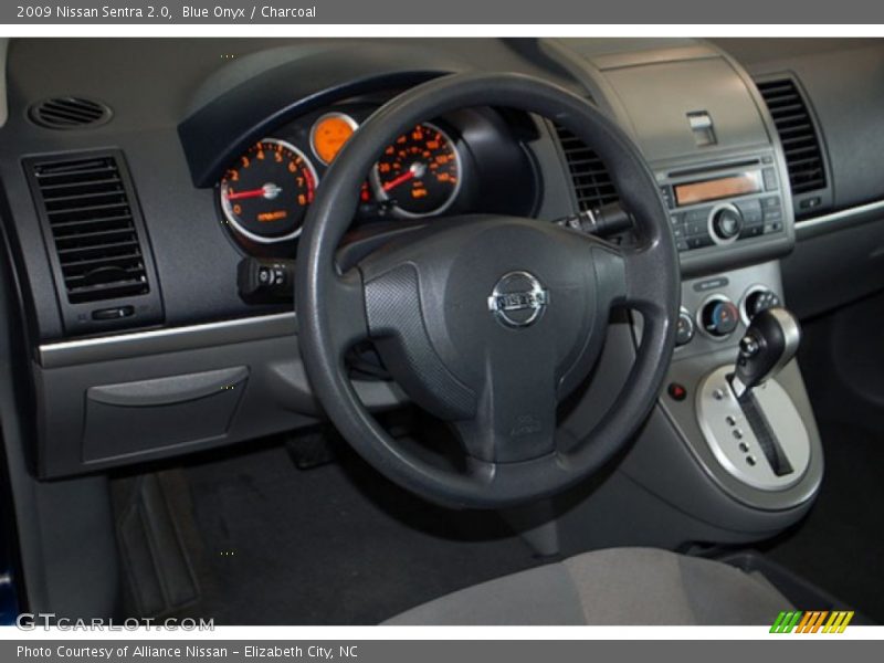 Blue Onyx / Charcoal 2009 Nissan Sentra 2.0
