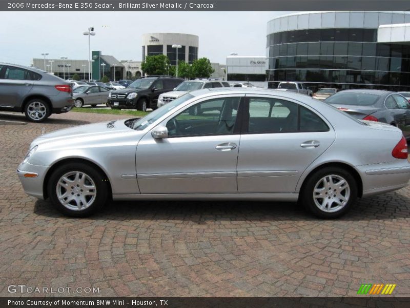 Brilliant Silver Metallic / Charcoal 2006 Mercedes-Benz E 350 Sedan