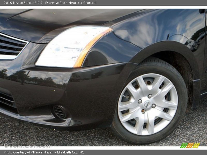 Espresso Black Metallic / Charcoal 2010 Nissan Sentra 2.0 S