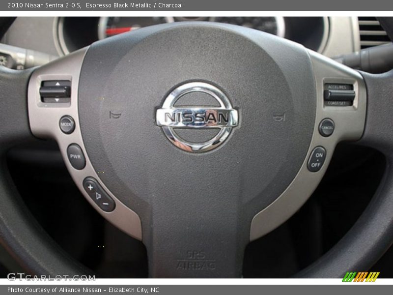 Espresso Black Metallic / Charcoal 2010 Nissan Sentra 2.0 S