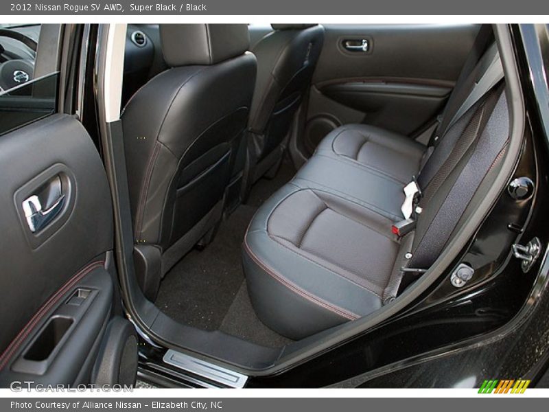 Super Black / Black 2012 Nissan Rogue SV AWD