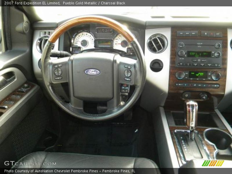 Pueblo Gold Metallic / Charcoal Black 2007 Ford Expedition EL Limited