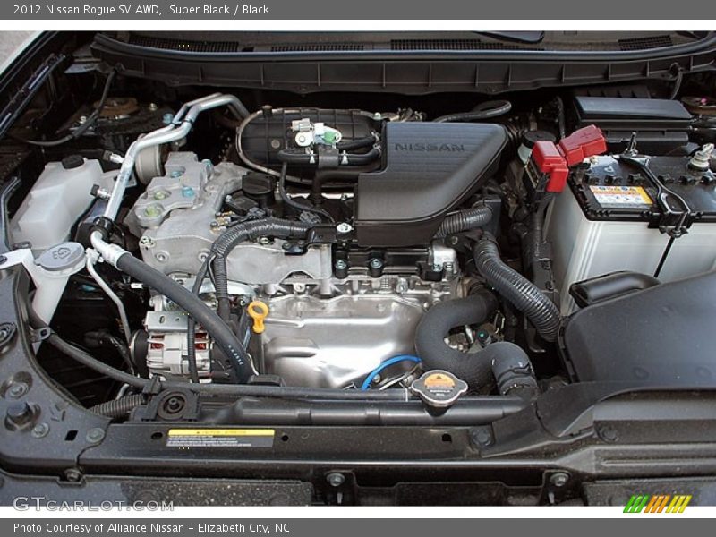 Super Black / Black 2012 Nissan Rogue SV AWD