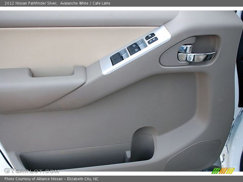 Avalanche White / Cafe Latte 2012 Nissan Pathfinder Silver