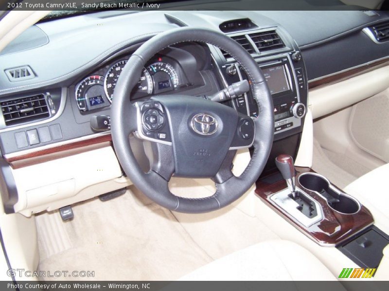 Sandy Beach Metallic / Ivory 2012 Toyota Camry XLE