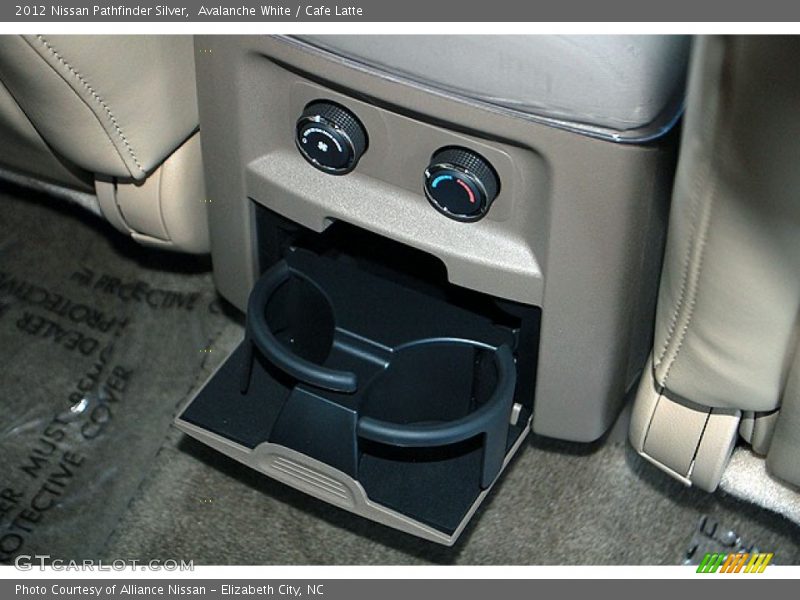 Avalanche White / Cafe Latte 2012 Nissan Pathfinder Silver