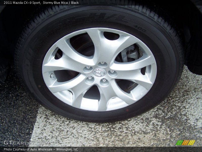 Stormy Blue Mica / Black 2011 Mazda CX-9 Sport