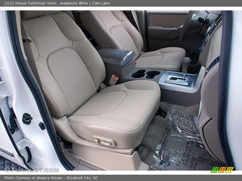 Avalanche White / Cafe Latte 2012 Nissan Pathfinder Silver