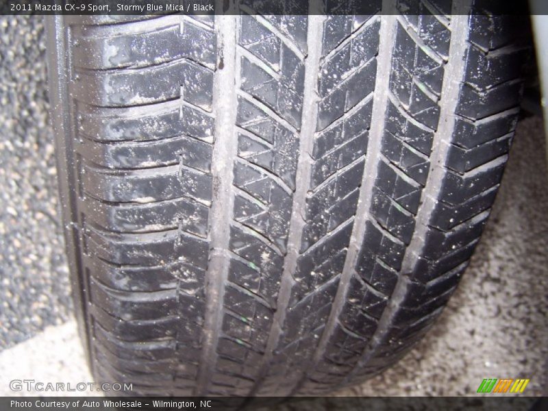 Stormy Blue Mica / Black 2011 Mazda CX-9 Sport