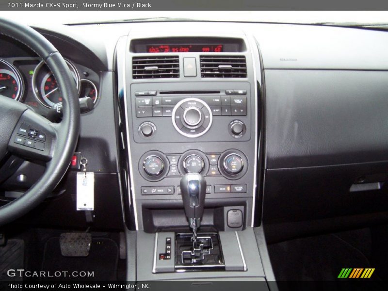 Stormy Blue Mica / Black 2011 Mazda CX-9 Sport