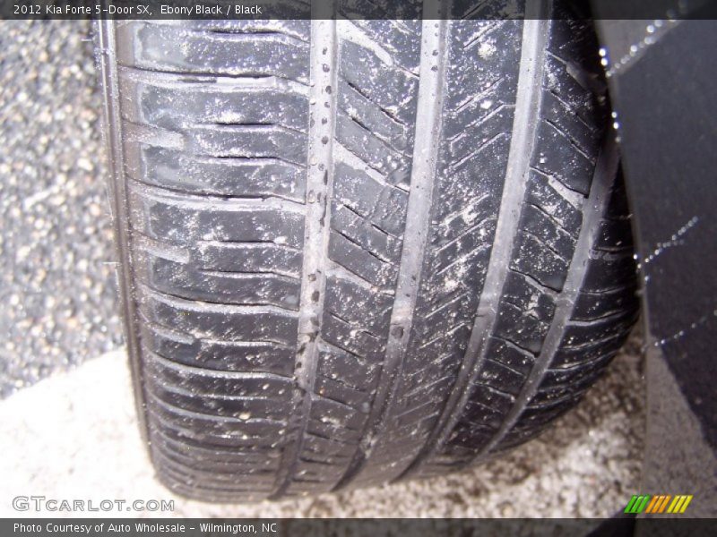 Ebony Black / Black 2012 Kia Forte 5-Door SX
