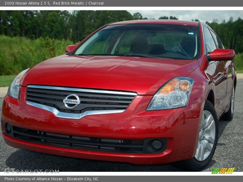 Red Brick Metallic / Charcoal 2009 Nissan Altima 2.5 S
