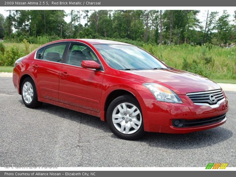 Red Brick Metallic / Charcoal 2009 Nissan Altima 2.5 S