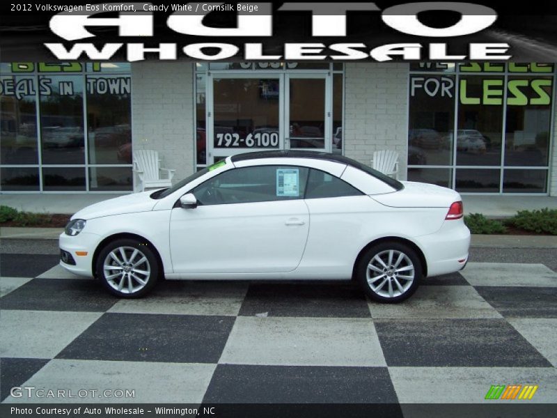Candy White / Cornsilk Beige 2012 Volkswagen Eos Komfort