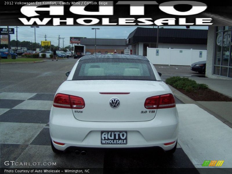 Candy White / Cornsilk Beige 2012 Volkswagen Eos Komfort