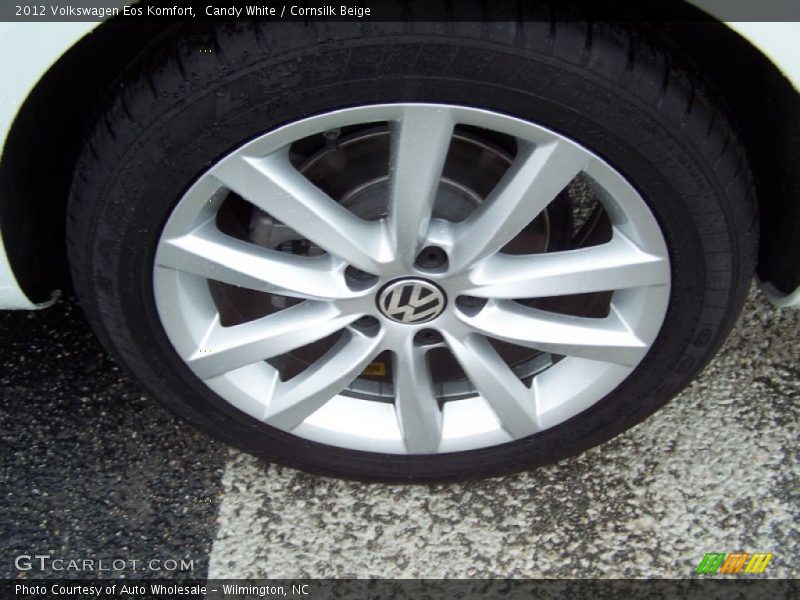 Candy White / Cornsilk Beige 2012 Volkswagen Eos Komfort