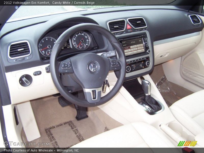 Candy White / Cornsilk Beige 2012 Volkswagen Eos Komfort