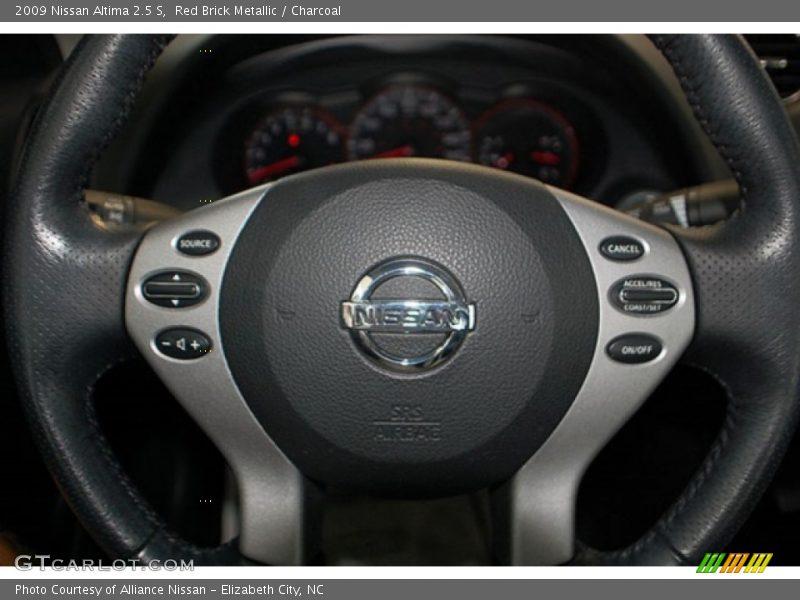 Red Brick Metallic / Charcoal 2009 Nissan Altima 2.5 S