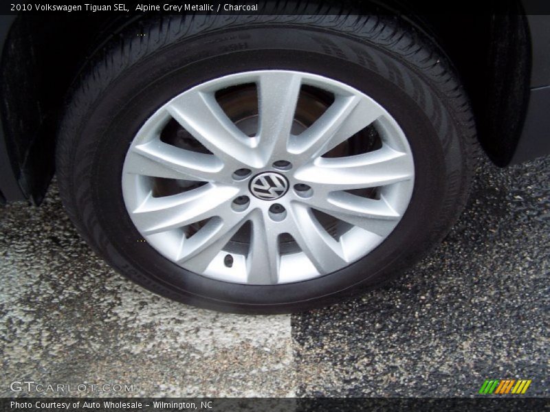 Alpine Grey Metallic / Charcoal 2010 Volkswagen Tiguan SEL