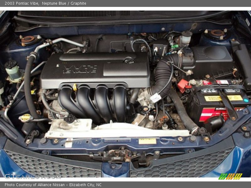  2003 Vibe  Engine - 1.8 Liter DOHC 16V VVT-i 4 Cylinder