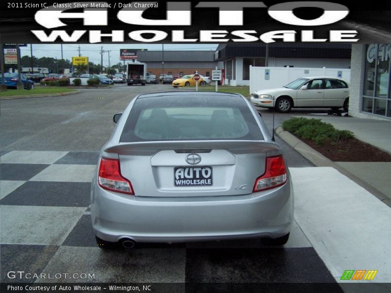 Classic Silver Metallic / Dark Charcoal 2011 Scion tC
