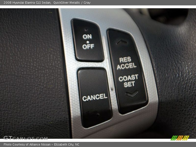 QuickSilver Metallic / Gray 2008 Hyundai Elantra GLS Sedan