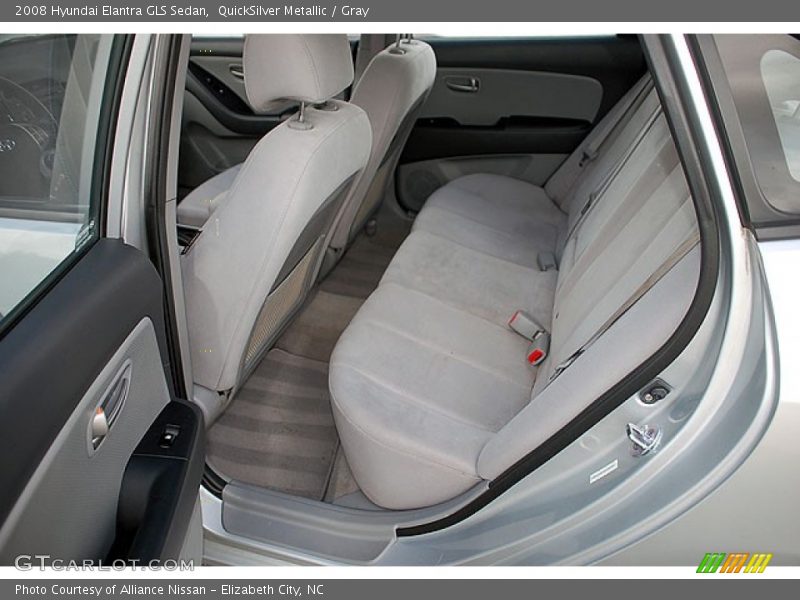 QuickSilver Metallic / Gray 2008 Hyundai Elantra GLS Sedan
