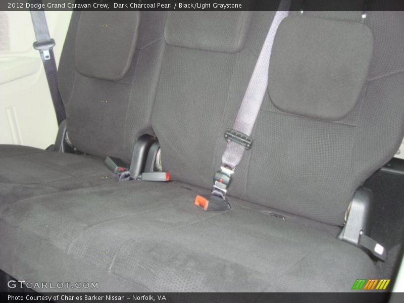 Dark Charcoal Pearl / Black/Light Graystone 2012 Dodge Grand Caravan Crew