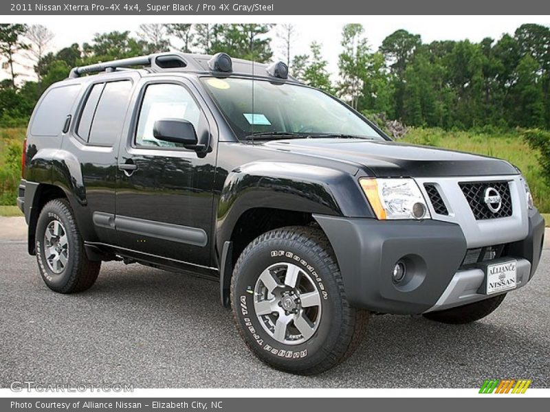 Super Black / Pro 4X Gray/Steel 2011 Nissan Xterra Pro-4X 4x4