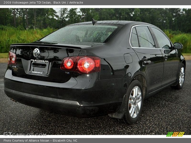 Black Uni / Anthracite 2009 Volkswagen Jetta TDI Sedan