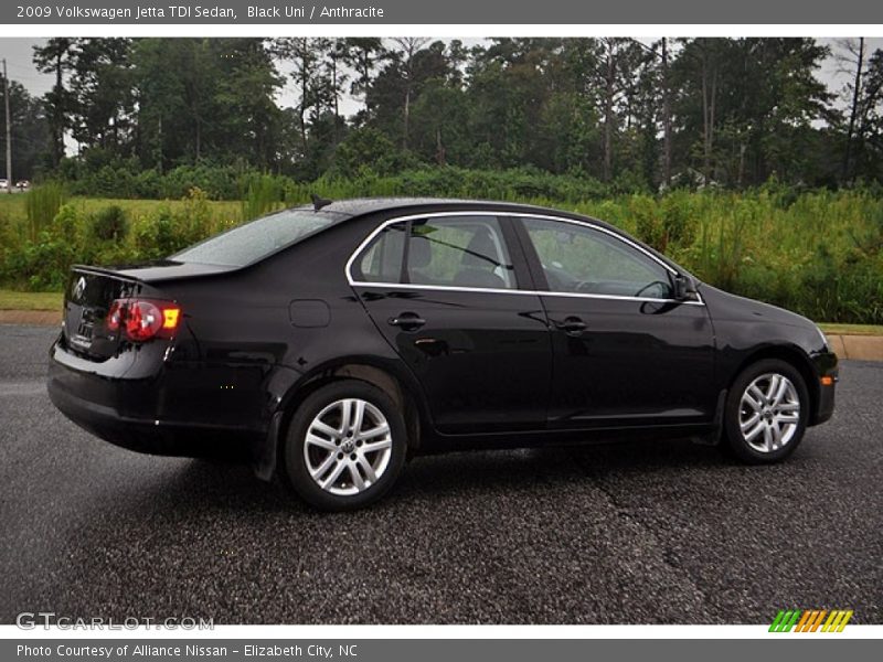 Black Uni / Anthracite 2009 Volkswagen Jetta TDI Sedan