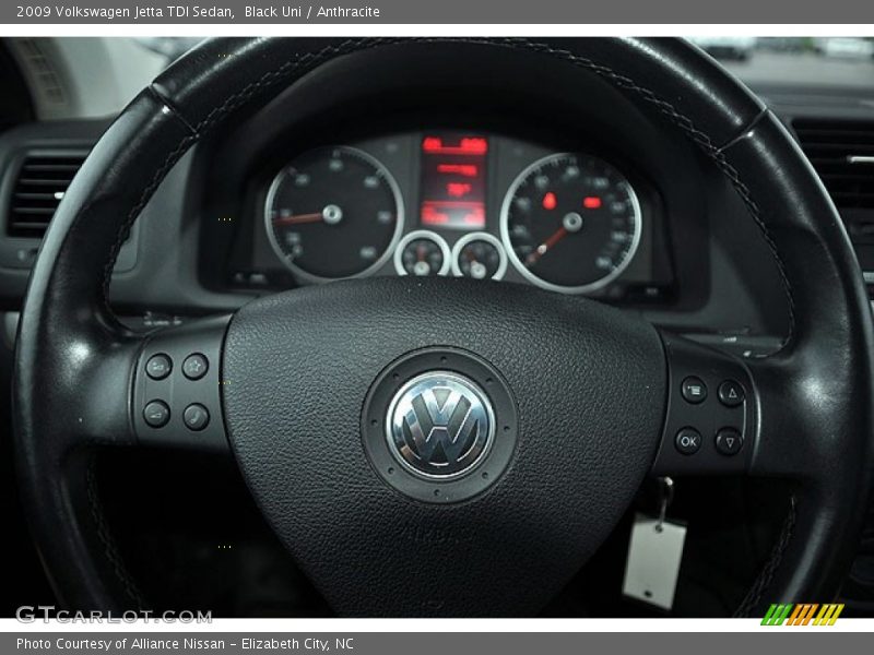 Black Uni / Anthracite 2009 Volkswagen Jetta TDI Sedan