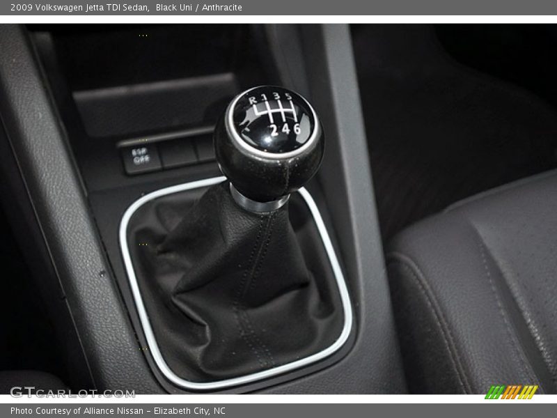 Black Uni / Anthracite 2009 Volkswagen Jetta TDI Sedan