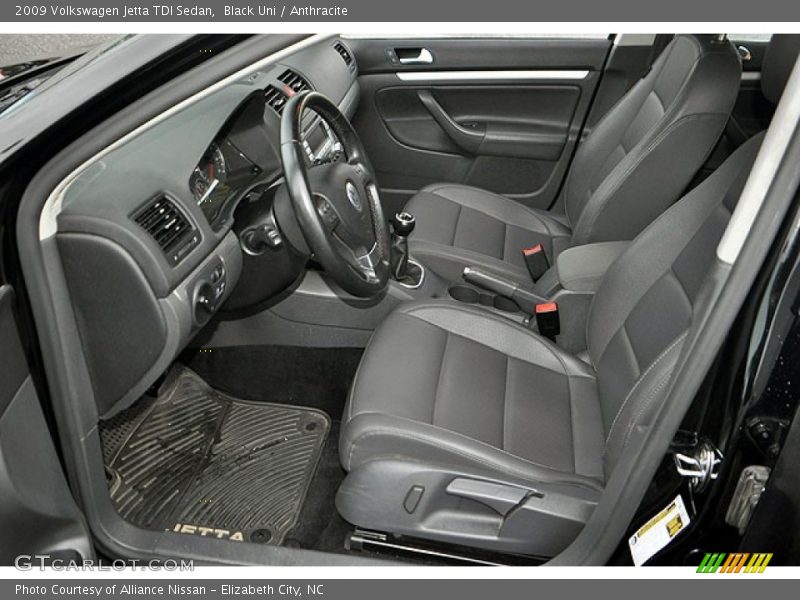 Black Uni / Anthracite 2009 Volkswagen Jetta TDI Sedan