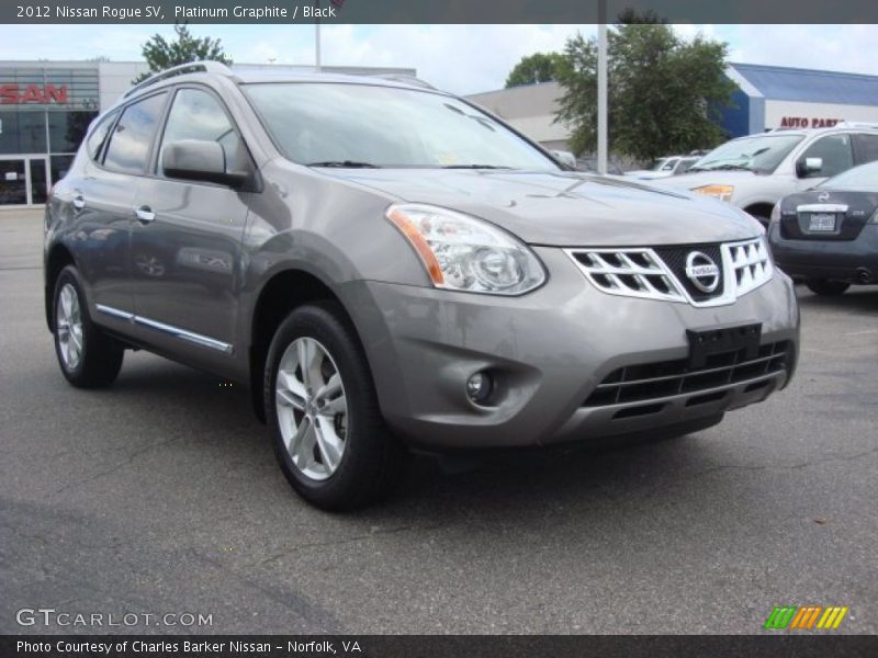 Platinum Graphite / Black 2012 Nissan Rogue SV