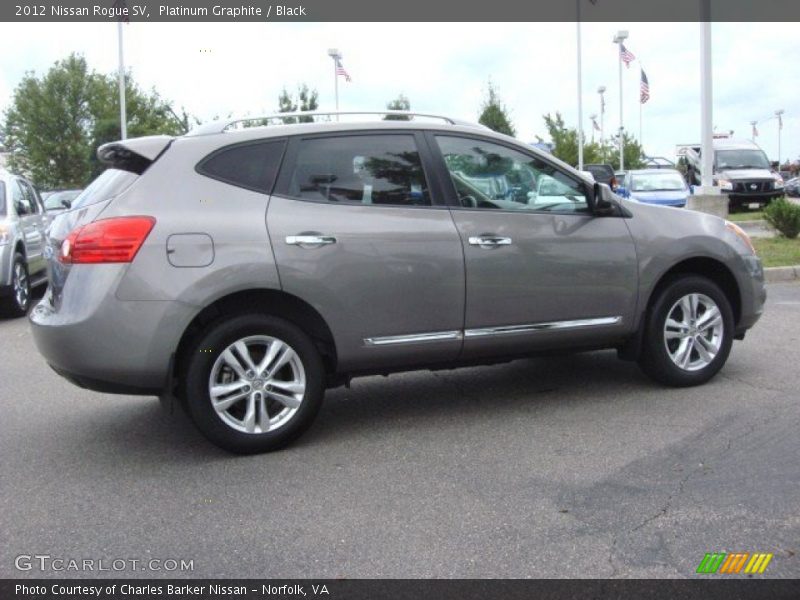 Platinum Graphite / Black 2012 Nissan Rogue SV