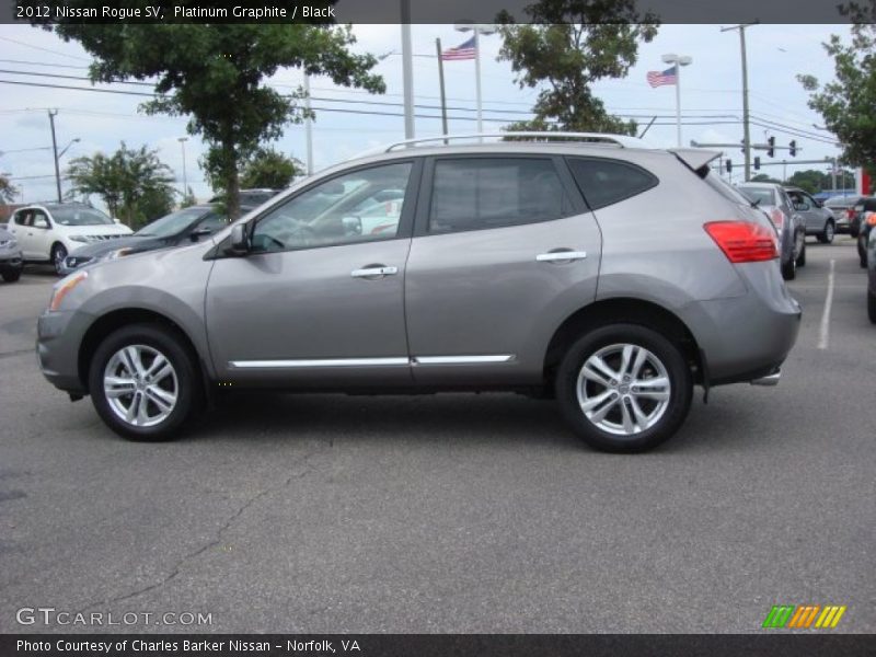 Platinum Graphite / Black 2012 Nissan Rogue SV