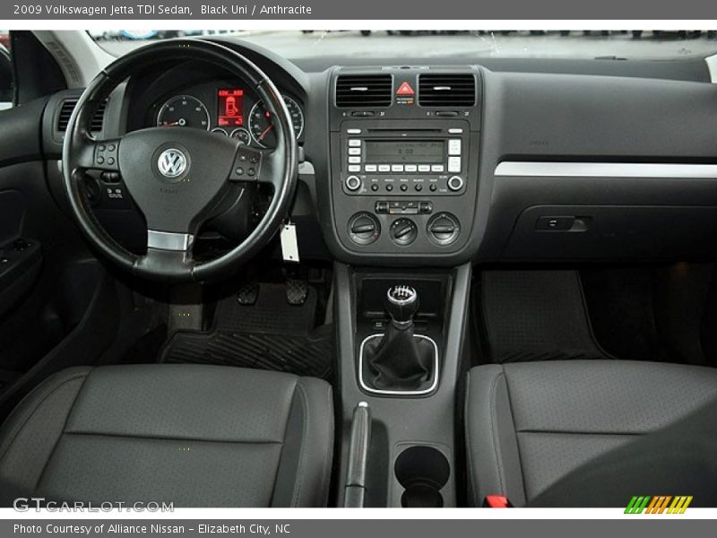 Black Uni / Anthracite 2009 Volkswagen Jetta TDI Sedan