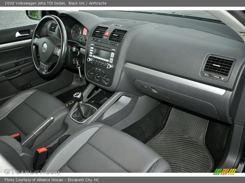 Black Uni / Anthracite 2009 Volkswagen Jetta TDI Sedan