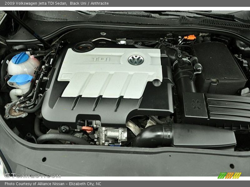Black Uni / Anthracite 2009 Volkswagen Jetta TDI Sedan