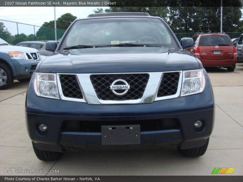 Majestic Blue Metallic / Desert 2007 Nissan Pathfinder SE 4x4