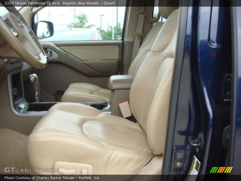 Majestic Blue Metallic / Desert 2007 Nissan Pathfinder SE 4x4