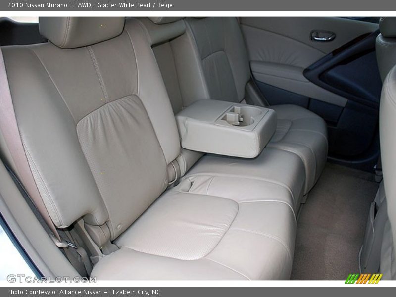 Glacier White Pearl / Beige 2010 Nissan Murano LE AWD
