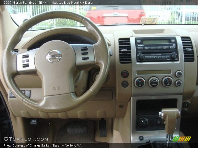 Majestic Blue Metallic / Desert 2007 Nissan Pathfinder SE 4x4
