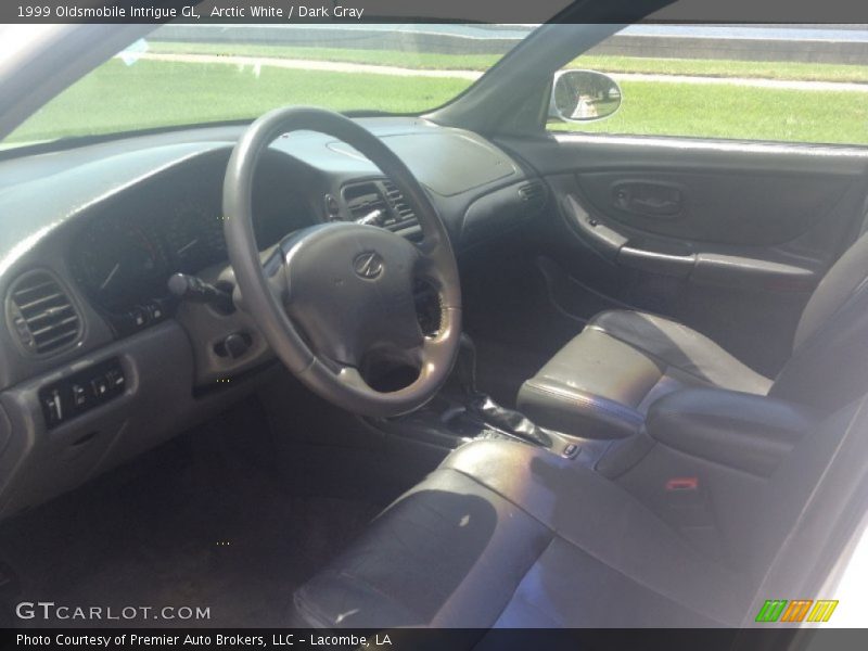 Arctic White / Dark Gray 1999 Oldsmobile Intrigue GL